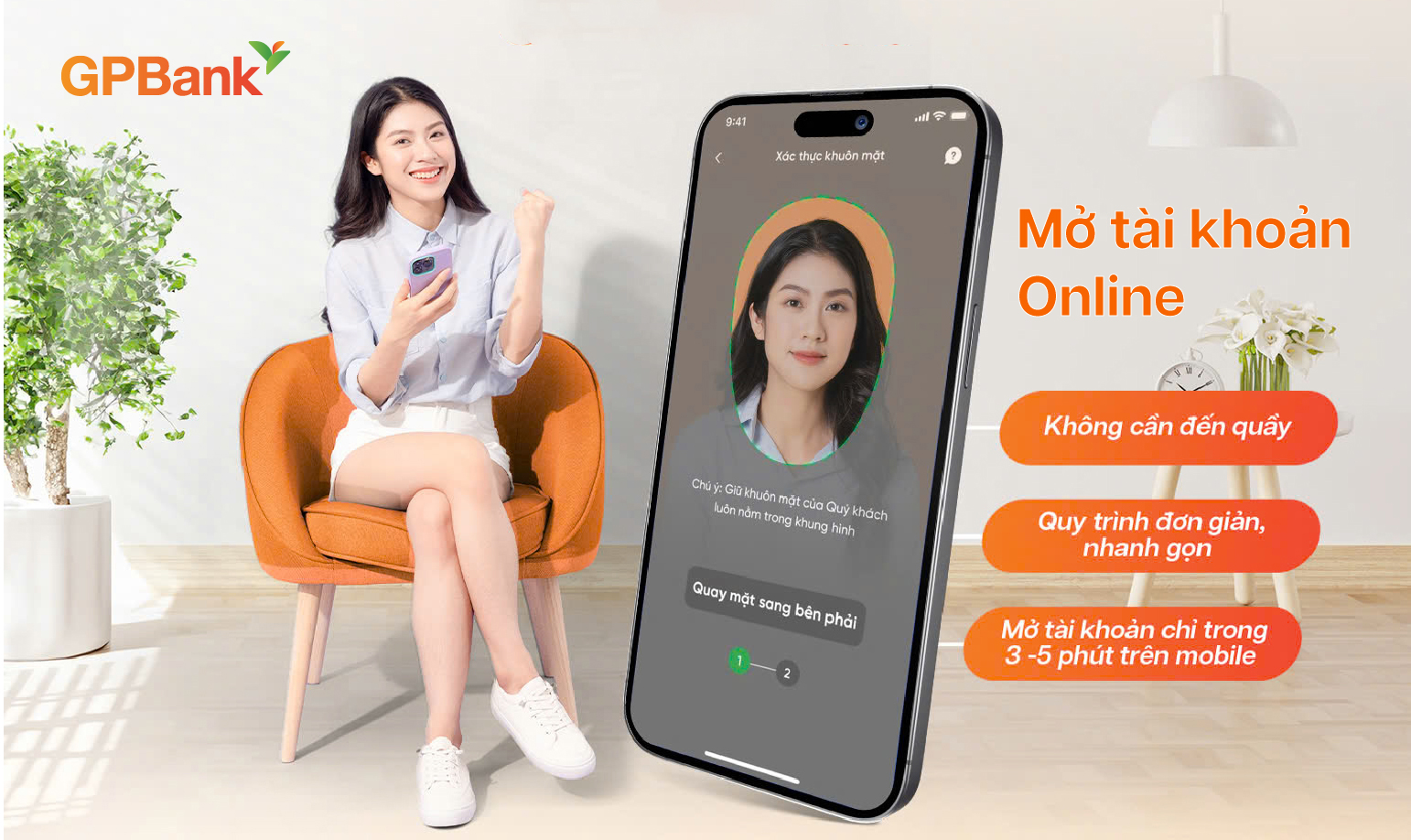  GP.DIGIPLUS - MỞ TÀI KHOẢN TRỰC TUYẾN – TRỌN VẸN TIỆN ÍCH NGÂN HÀNG SỐ
